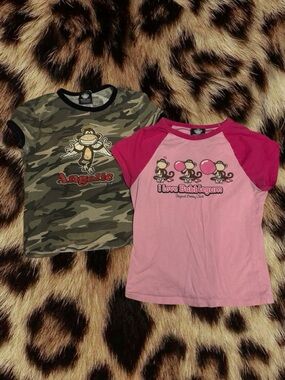 (Size M) Y2K Bobby Jack Shirt Set (2 SHIRTS)